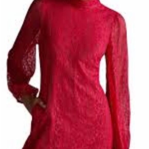 New Maeve Open Back Lace Mini Dress Red
Long Sleeve Size 6 NWT
Anthropologie - Picture 6 of 11